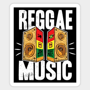 Reggae Music Sound System Magnet